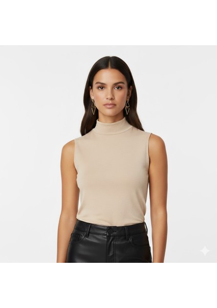 Kadın Kolsuz Balıkçı Yaka Badi