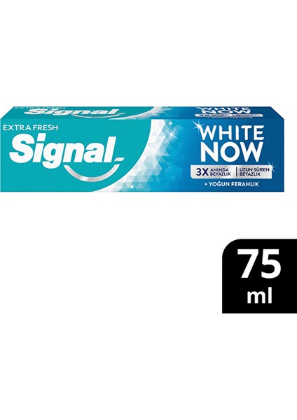 2 Adet Sıgnal Diş Macunu White Now Extra Fresh 75 ml
