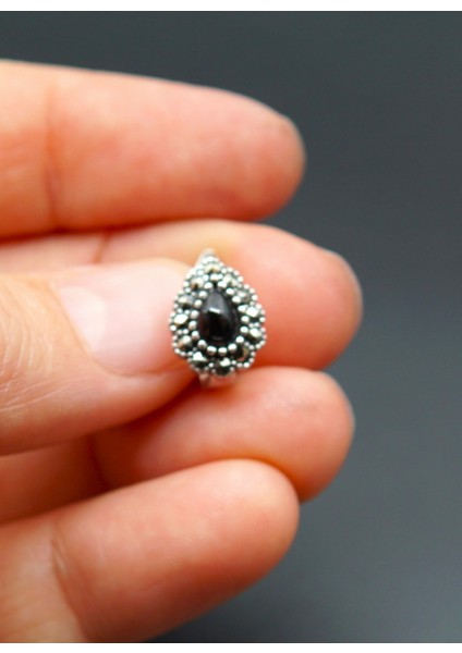 925 Ayar Gümüş Oltu Taşı Kadın Küpe SKÜ00035 indirimleri