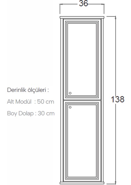 Art Deco Boy Dolabı modelleri