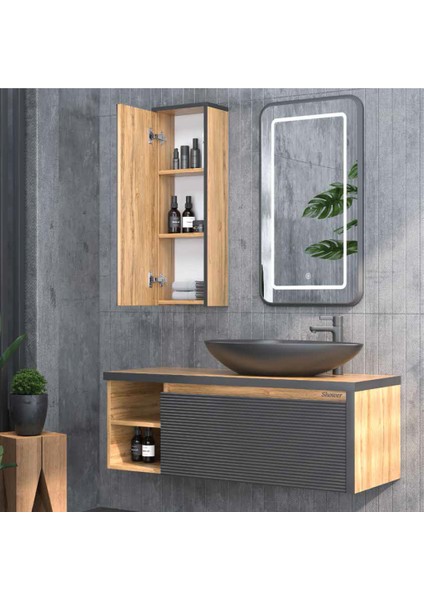 Luna Banyo Dolabı 120 cm (Boy Dolabı Dahil Değildir.) modelleri