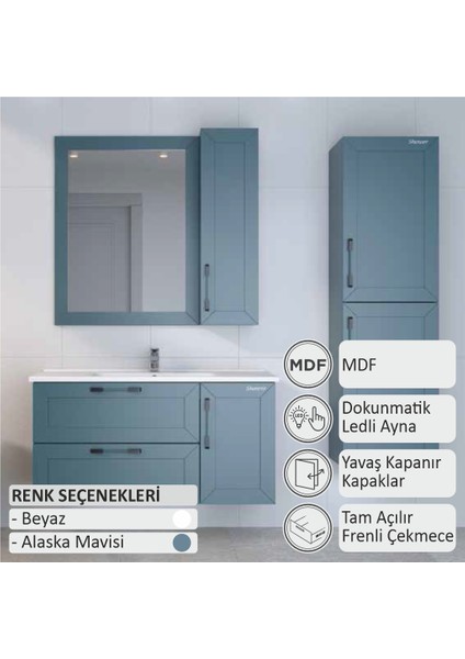 Lexa Banyo Dolabı 100 cm (Boy Dolabı Dahil Değildir.) fiyatları