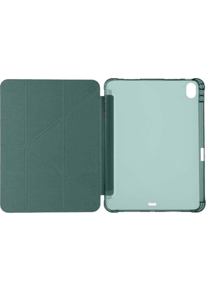 Apple iPad Air 11'' M3 2025/M2 2024 Uyumlu Üçgen Katlanabilir Kalem Şarj Bölmeli Standlı Kılıf fiyatları