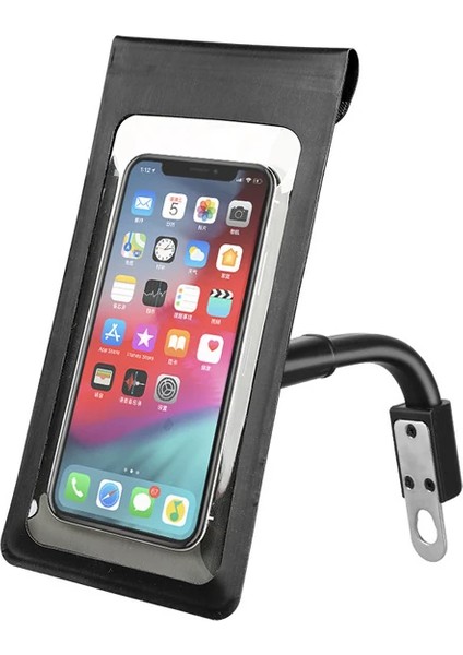 Ally F1-M Su Geçirmez Bisiklet Dikiz Aynası Telefon TUTUCU-(5775)