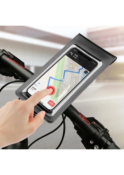 Ally F1-M Su Geçirmez Bisiklet Dikiz Aynası Telefon TUTUCU-(5775) modelleri