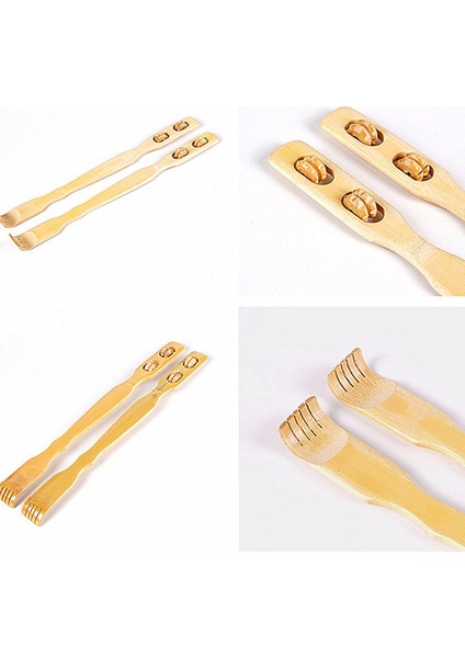 Bambu Sırt Kaşıyıcı ve Masaj Aleti (2 Adet)