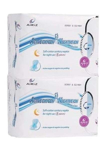 Airiz Gece_gündüz_günlük 3ü 1 Arada 6 Paket (Gece 8li, Gündüz 10LU, Günlük 30LU) 96 Adet