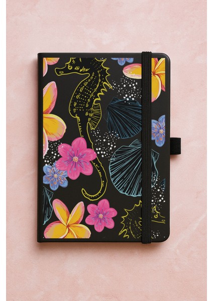 Promosyon Tarihsiz Premium Termo Defter Desenli 192 Yaprak - Deniz Atı