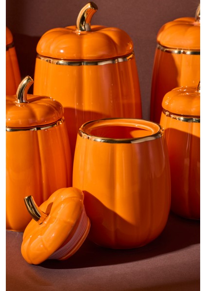 Balkabak 7'li Porselen Baharat Seti 8.5X13X11X18 cm modelleri