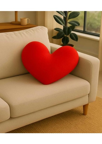 Teddy Iç Dolgulu Kalp Yastık, Kalp Yastık