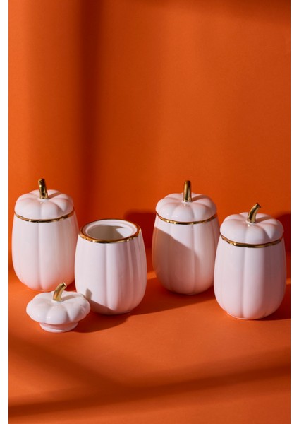 Kabak Porselen 7'li Baharat Seti 8.5X13X11X18 cm modelleri