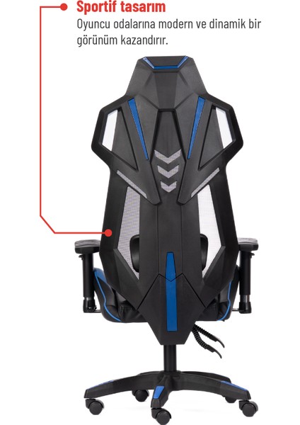 Drift Strix Fileli Oyuncu Koltuğu – Ergonomik, Ayarlanabilir, Rahat ve Dayanıklı, 3D Kolçak modelleri