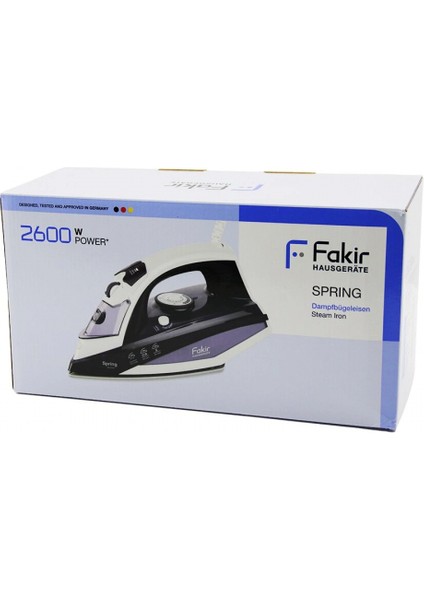 Sprıng Buharlı Ütü Seramik Taban 2600W Buhar 30-120GR (5324)