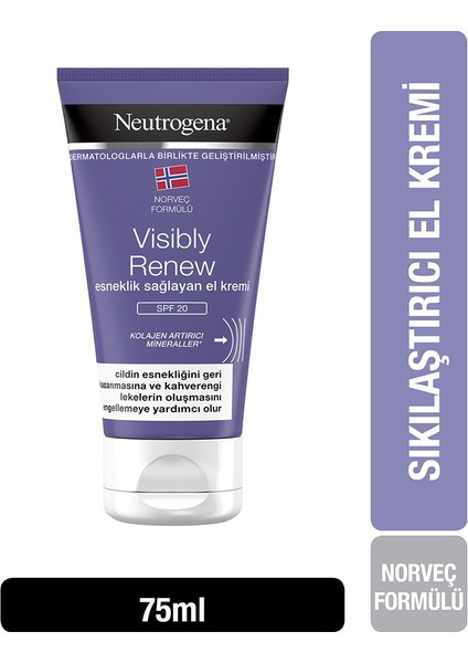 2 Adet Neutrogena El Kremi Visibly Renew SPF20 75 ml fiyatları
