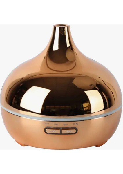 Hava Nemlendirici Parlak Gold Aromatik Oda Kokusu 550 ml Kahve Aroma Difüzörü Buhar Nemlendırıcı