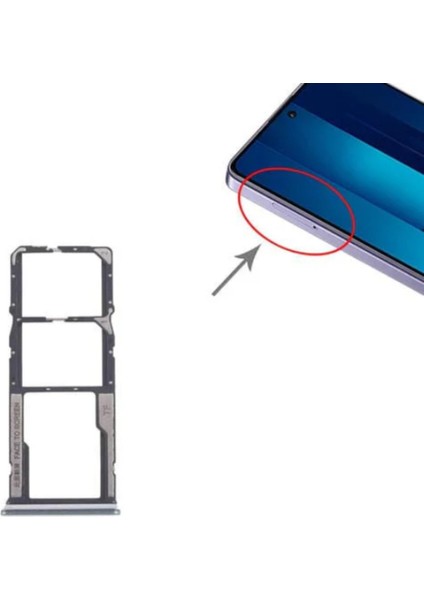 Xiaomi Uyumlu Poco M6 Pro 4g Sim Kart Tepsisi 2312FPCA6G modelleri