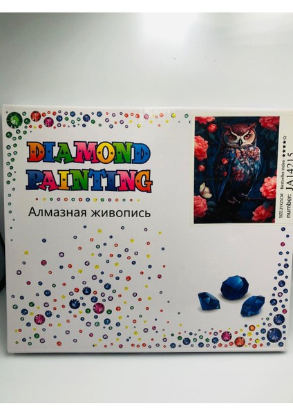 21X25 Çocuklar Için Boncuklu Taşlı Mozaik Elmas Boyama Goblen Pano Tablo Resim Boncuk Puzzle Diamond Painting