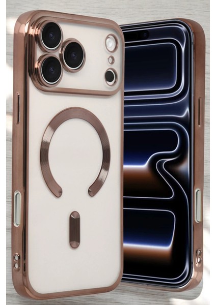 Apple iPhone 17 Pro Max Kılıf Kamera Korumalı Sararma Yapmaz Magsafe Şarj Özellikli A++ Kalite Kapak