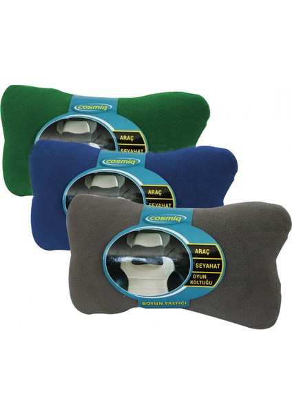 Küçük - Koltuk Oyun - Araç Geçmeli Seyahat Boyun Yastık 23.5X16X7CM (5324)