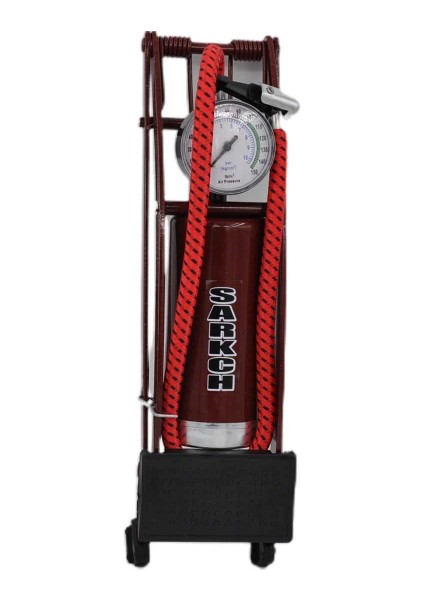 Basınç Göstergeli Ayak Pompası Araba Bisiklet Motor Lastik Pompası (5324) fırsatları