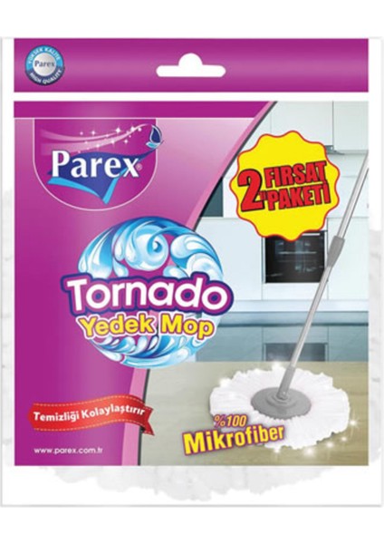 Tornado Mop Yedek 1+1 2 Adet