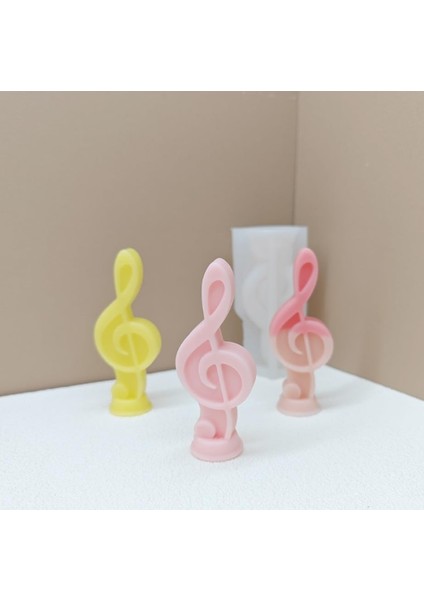 Sol Anahtarı Müzik Figür Silikon Mum Kalıbı Epoksi Reçine Taş Tozu Mum Kek Pasta Süsleme Kalıp fırsatları