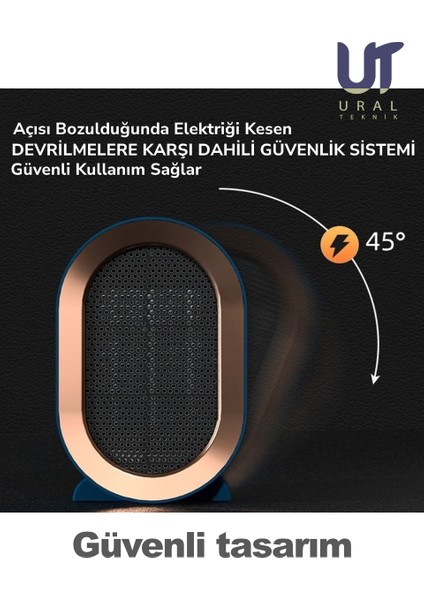 Masaüstü Isıtıcı 1200W Fanlı Hızlı Seramik Ptc Güvenli Hava Isıtıcı Ev Ofis Okul Banyo indirimleri