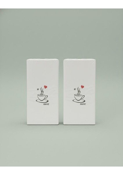 Bi Kahve Temalı Baskılı Peçete – 25X33 cm | 30’lu Paket modelleri