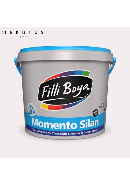 Momento Silan Silikonlu Iç Cephe Boyası 15 L Cİ-6930 / Güvercin