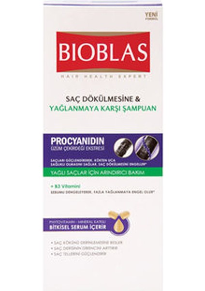 3 Adet Bioblas Saç Dökülmesine Karşı Şampuan 360 ml Yağlanmaya Karşı fiyatları