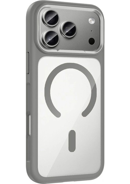 Apple iPhone 17 Pro Kılıf M-Safe Şarj Özellikli Metal Kamera Çerçeveli Redclick Tiko Kapak fiyatları