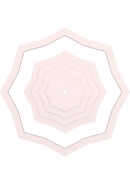 Lamba Tavan Göbeği DUZ-4K-MODEL-16-GEN-91CM-DIŞ Çitalı Beyaz