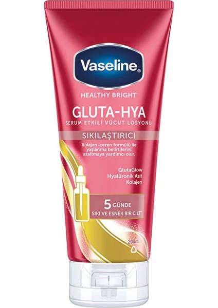2 Adet Vaseline Gluta-Hya Sıkılıaştırıcı Vücut Losyonu 200 ml fiyatları