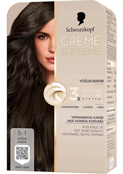 2 Adet Creme Supreme Saç Boyası 5-1 Soğuk Kahve fiyatları