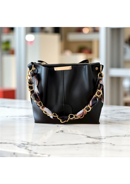 Fularlı Kadın El ve Omuz Çantası fiyatları