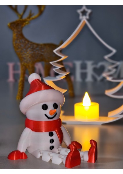 Hediyelik Sallanan Ayaklı Kardan Adam Yılbaşı Dekor fırsatları