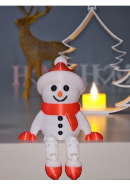 Hediyelik Sallanan Ayaklı Kardan Adam Yılbaşı Dekor indirimleri