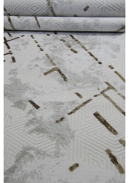 Rene Modern Krem Akrilik Makine Halısı indirimleri