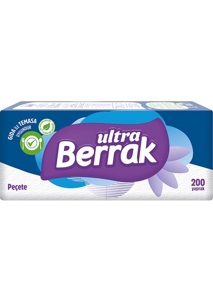 4 Adet Berrak Peçete 200'LÜ fiyatları