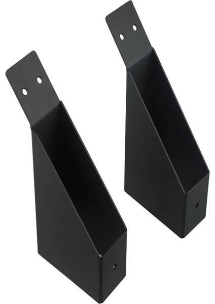 Benlinewood Pergalo 45 Derece Köşe Destek Bağlantı Ekipmanları Siyah Renk Mat 80X40X2MM Kapalı ve Açık Alan Kullanım Için