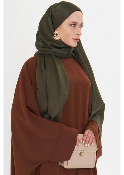 Haki Düz Klasik Şal Turlu Polyester Lüx Janjan 202126_09 modelleri