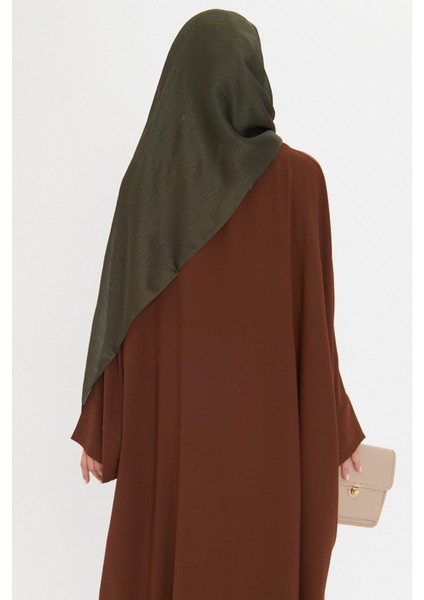 Haki Düz Klasik Şal Turlu Polyester Lüx Janjan 202126_09 indirimleri