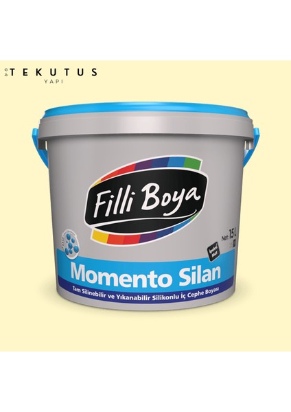 Momento Silan Silikonlu Iç Cephe Boyası 15 L Sarı Sonbahar / E-226