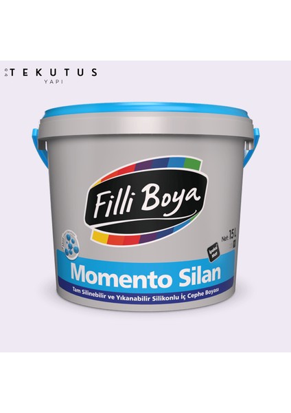 Momento Silan Silikonlu Iç Cephe Boyası 15 L Açık Leylak / 4035