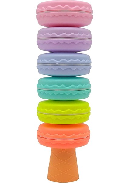 6 Renkli Makaron Fosforlu Kalem - High Lihgter fırsatları