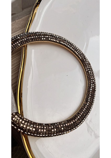 Lüks Işıltılı Kristal Taşlı Tasma Kolye fırsatları