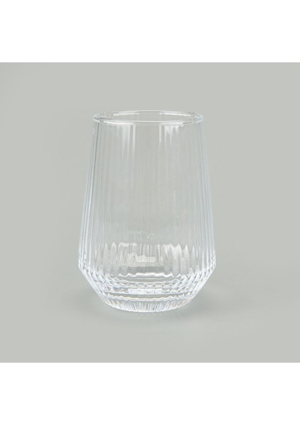 Glass Geniş Cam Bardak - Şeffaf - 390 ml