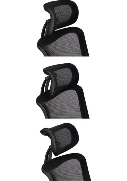 Fileli Hareketli Başlıklı Ergonomik Ofis ve Çalışma Koltuğu