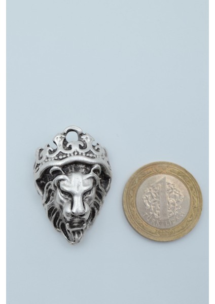 Aslan Kral Gümüş Kaplama Örme Zincir Kolye fırsatları