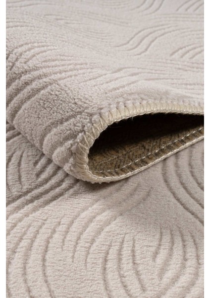 Rayne Koleksiyonu Bukle Kabartmalı Rölyef Kaymaz Tabanlı Yıkanabilir Salon,mutfak,koridor Vizon fiyatları